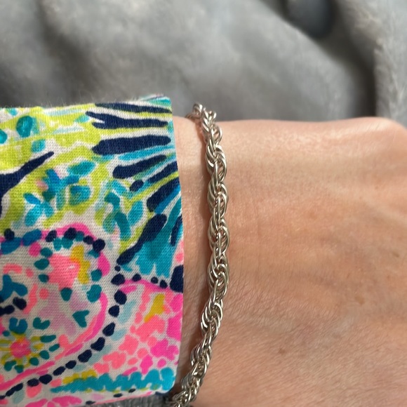 SALE🎉 2 for 15 Milor 925 sterling silver rope bracelet vintage - Picture 6 of 6